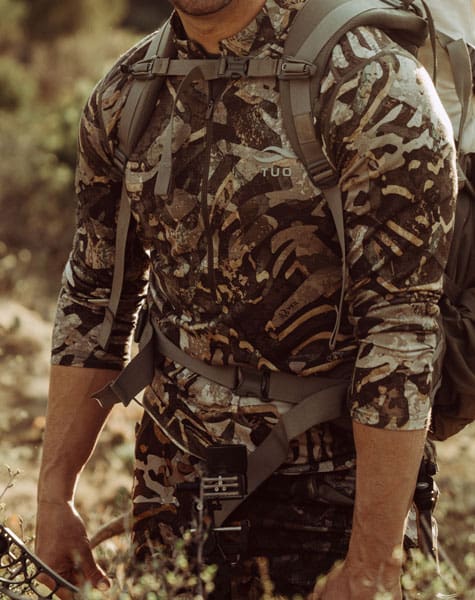 Kinetic Merino 200 Zip T zipper close up