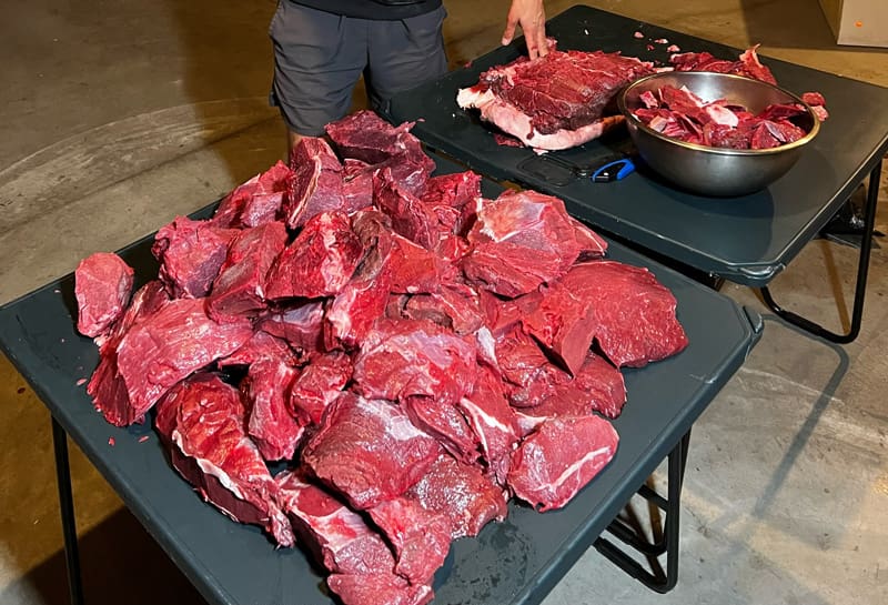 fresh moose meat