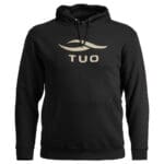 TUO Icon Hoodie black front view
