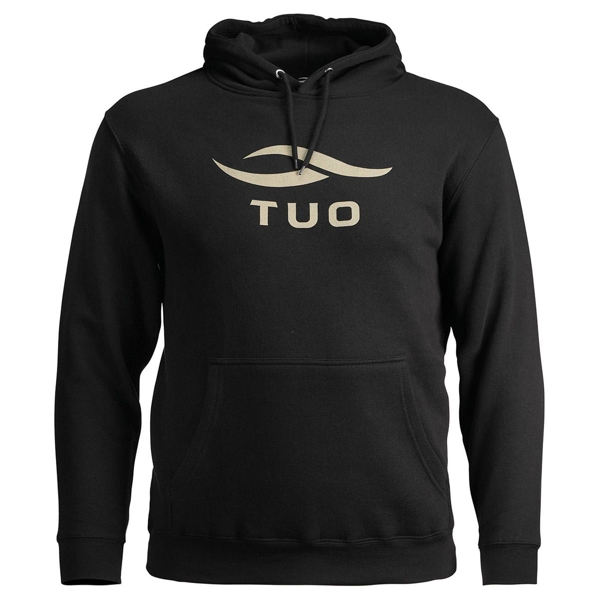 TUO Icon Hoodie black front view
